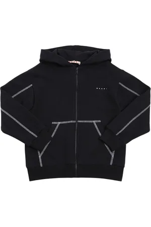 Marni Zip-up Cotton Sweatshirt Hoodie