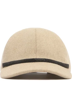 Brunello Cucinelli Embellished Gabardine Baseball Cap