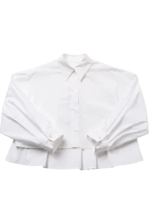 Maison Margiela Embroidered Cotton Poplin Shirt