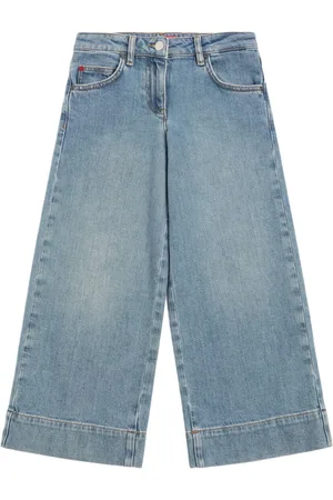 Max&Co. Wide Leg Cropped Denim Jeans