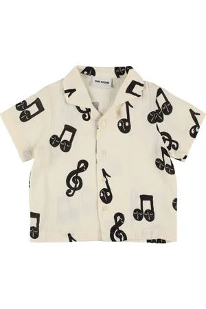 Mini Rodini Printed Cotton Muslin Shirt