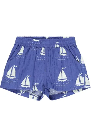 Mini Rodini Printed Woven Cotton Sweat Shorts