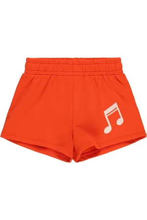 Mini Rodini Embroidered Cotton Sweat Shorts