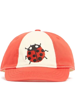 Mini Rodini Embroidered Cotton Baseball Hat