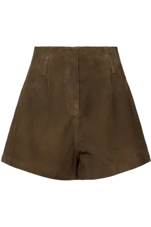 The Frankie Shop Lise Suede Shorts