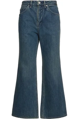 Jil Sander Cropped Denim Wide Jeans