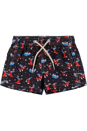 MC2 SAINT BARTH Mickey Print Nylon Swim Shorts