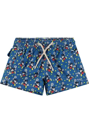 MC2 SAINT BARTH Mickey Print Nylon Swim Shorts
