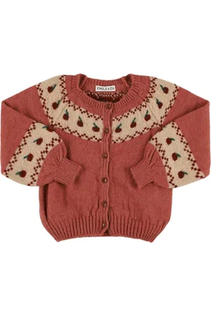 Emile & Ida Acrylic Blend Knit Cardigan