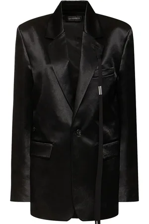 ANN DEMEULEMEESTER Elin Tailored Asymmetric Closure Blazer