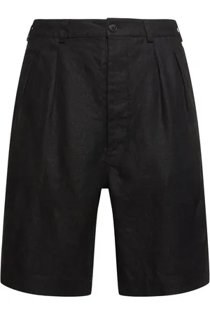 Sunflower Pleated Linen Shorts
