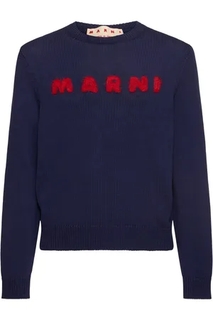 Marni Round Neck Cotton Sweater