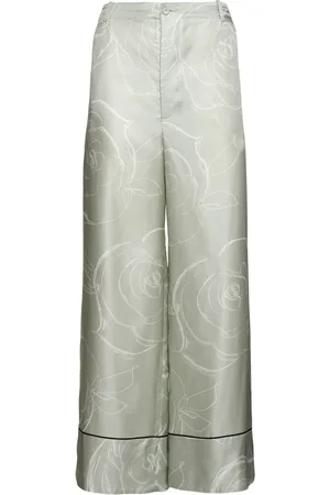 Marni Aurora Silk Twill Pants