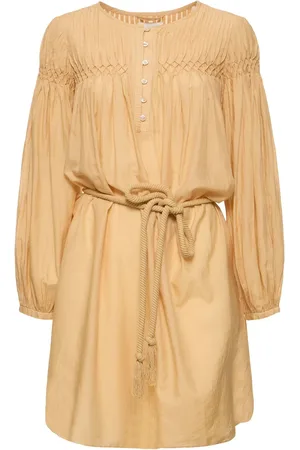 Marant Etoile Adeliani Buttoned Long Sleeve Dress