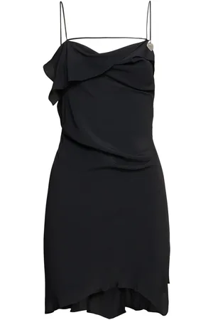 Acne Studios Draped Satin Mini Dress