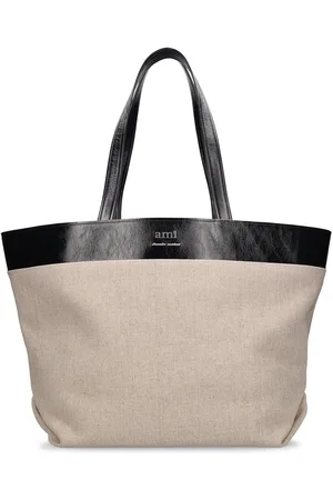 Ami East West Ami Canvas Shopping Bag