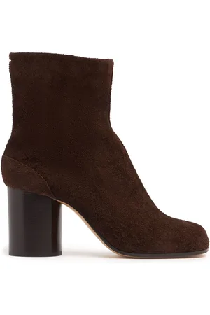 Maison Margiela 80mm Tabi Suede Ankle Boots