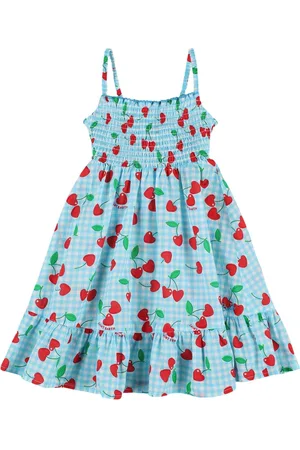 MC2 SAINT BARTH Cherry Print Cotton Jersey Dress