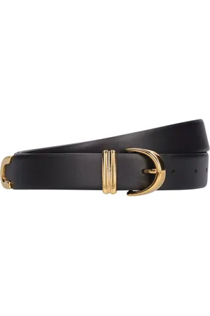 Khaite Bambi Skinny Leather Belt