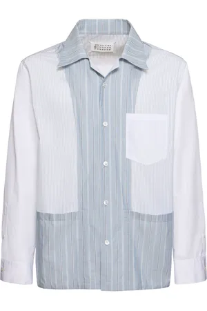 Maison Margiela Long-sleeve Striped Cotton Shirt