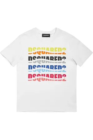 Dsquared2 Printed Cotton Jersey T-shirt