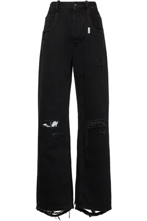 ANN DEMEULEMEESTER Claire 5-pocket Denim Wide Jeans