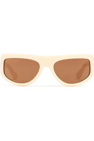 PORT TANGER Fayaz Acetate Sunglasses W/ Tobacco Lens