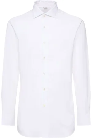 BRIONI Cotton Poplin Classic Shirt
