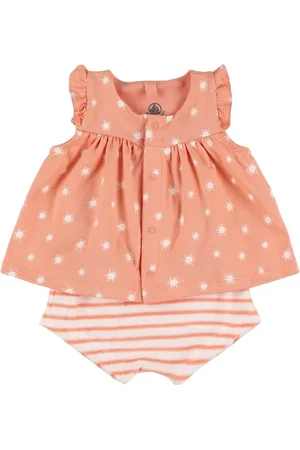 Petit Bateau Cotton Jersey Top & Diaper Cover