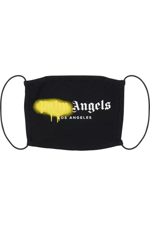 Los angeles spray logo cotton face mask - Palm Angels - Women | Luisaviaroma