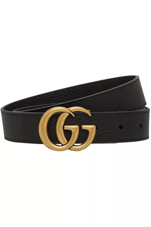 GUCCI Supreme Belt With G Buckle Brown, Women Belt ‎411924 KGDHN