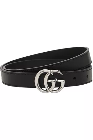 Gucci Marmont Black Belt Double G 2 Cm