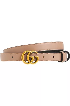 Gucci 2cm Gg Marmont Reversible Thin Belt
