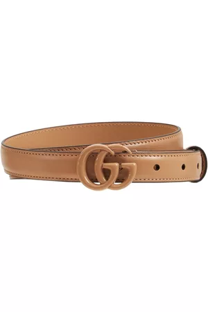 Gucci 2cm Gg Marmont Thin Belt