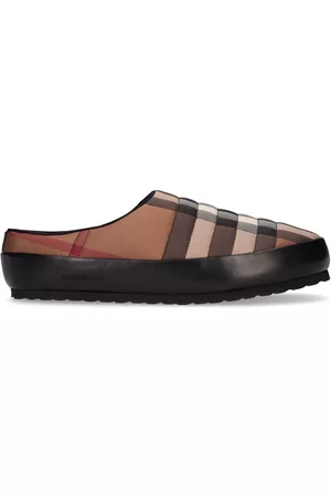 BURBERRY Northhaven Check Nylon Slip-on Loafers