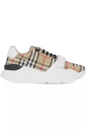 Burberry 30mm New Regis Check Canvas Sneakers