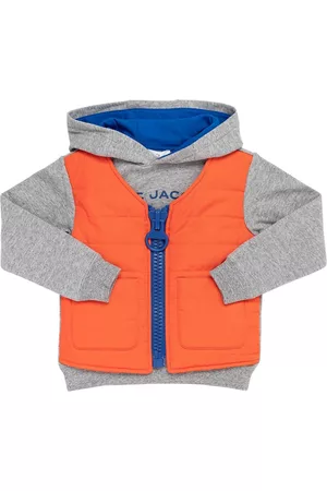Marc Jacobs Printed cotton blend hoodie - ShopStyle Boys' Sweatshirts