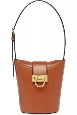 Salvatore Ferragamo Women Shoulder Bags - Medium Trifolio Leather Shoulder Bag
