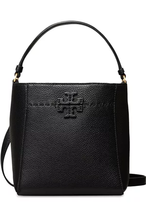Tory Burch Women Shoulder Bags - Small Mcgraw Leather Bucket Bag