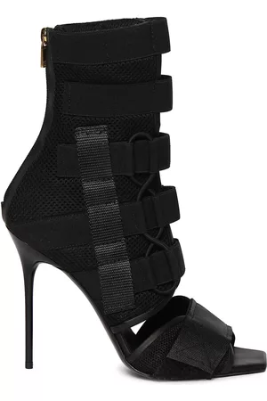 Balmain Women Platform Sandals - 110mm Mesh Sandals
