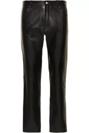 Courrèges Men Leather Trousers - Straight Leather Pants