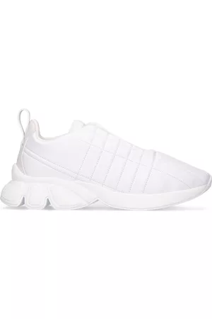 Burberry Men Sneakers - Axburton Leather Sneakers