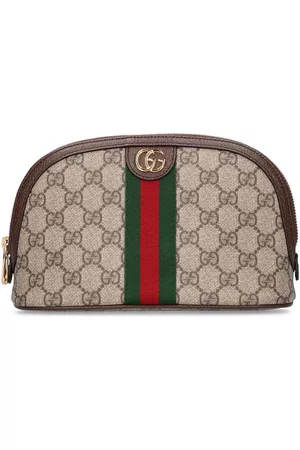 Ophidia GG Supreme Cosmetics Case in Beige - Gucci