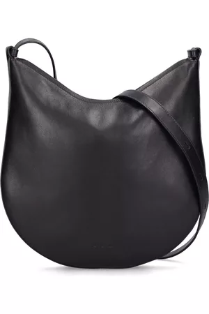 Aesther Ekme Sway Leather Shoulder Bag in Black