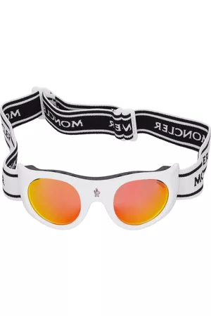 Moncler Eyewear logo-band Mirrored Ski Goggles - Farfetch