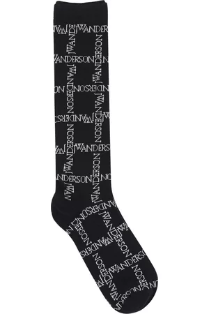 JW Anderson monogram-knit Socks - Farfetch