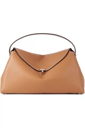 Totême Women Handbags - T-lock Grain Leather Top Handle Bag