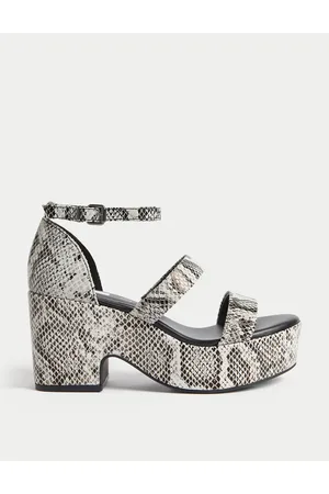 Buy Sawadi Partywear Platform Wedge Heels Grey sandals Online at Best  Prices in India - JioMart.