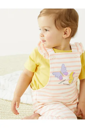 Baby girl dungarees shop 9 12 months