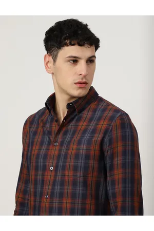 Plaid Checked Cotton Shirt